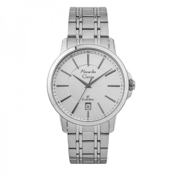 Alexandre Christie AC 8636 Silver White MDBSSSL MAN